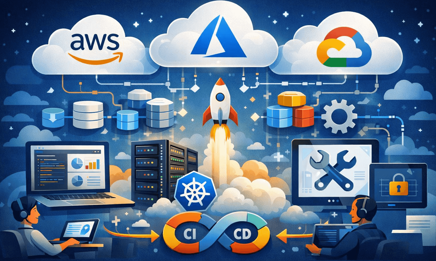 Cloud Computing illustration