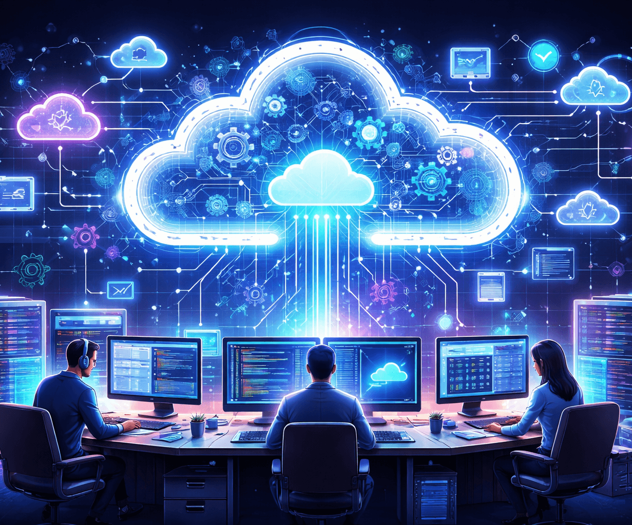 Cloud Computing illustration
